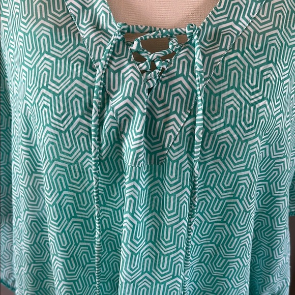Women’s Helen Jon medium turquoise swim cover up - Picture 3 of 4